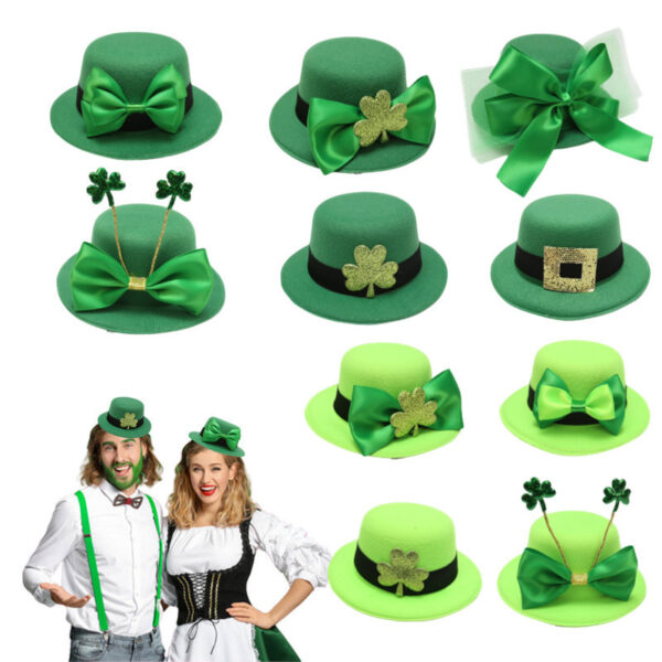 O1CN01JJUbHY1Yqt4ThKRyO_2335043111-0-cib Wholesale St Patrick's Day Headwear Shamrock Green Hat