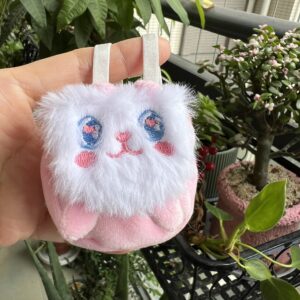 Pink rabbit bag with adjustable rope length