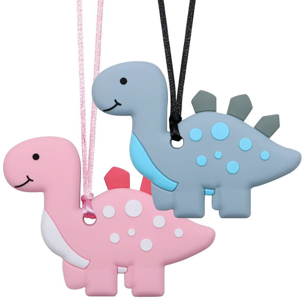 Wholesale 20pcs Bear Silicone Cartoon Unicorn Tooth Stick Beads