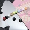 Wholesale Plump five-petal flower beaded DIY alloy accessories beaded