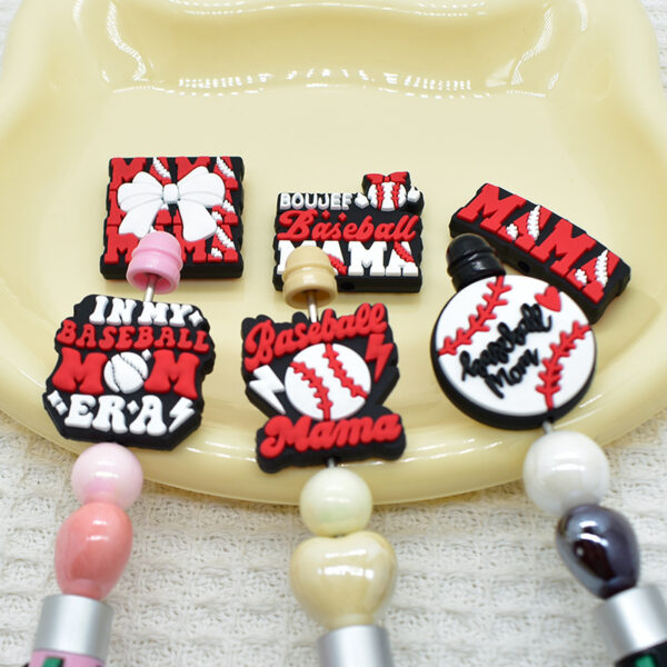 O1CN01JO8EFs1t0m71Q9nSm_2207248195840-0-cib Wholesale Random 100pcsCartoon Baseball Sports Beads Focus Beads