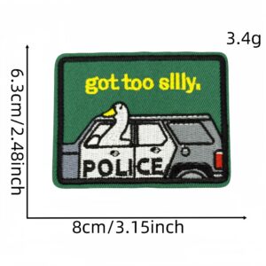 Funny animal cloth stickers 4#
