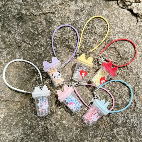 Wholesale Mini Cartoon Kettle Pendant Cup Model Accessories