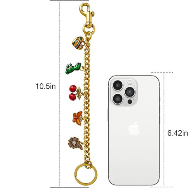 Wholesale Cherry Strawberry Bag Chain Cherry Dinosaur Crossbody Bag Keychain