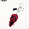 Wholesale Hip-Hop Ghost Head Keychain Crystal Gemstone Diamond