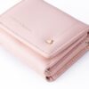 Wholesale Colorful large capacity short women's wallet