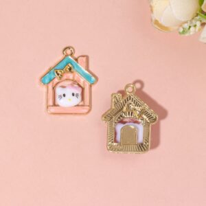 Three-dimensional kt cat, height 2.7cm, width 2.2cm, weight 1.90g