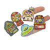 Wholesale 10pcs relief cartoon toy hanging hole acrylic beads