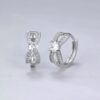 Wholesale Zircon Bow Earrings, Niche Design