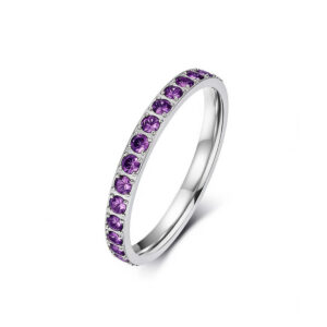 Purple diamond (steel color) / 8#