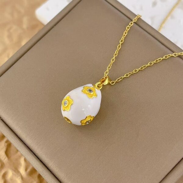Wholesale Easter egg necklace