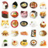 Wholesale 50 Cute Cartoon Sushi Japanese Food Doodle Stickers