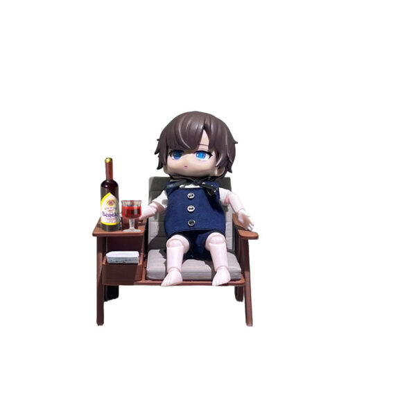 Wholesale Model Chair Wine Bottle Red Wine Doll Accessories
