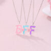 Wholesale BFF necklace simple letter clavicle chain love stitching good friend set