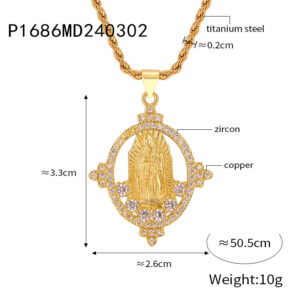P1686-Gold Necklace