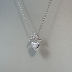 D1112-necklace-1 piece-bow love