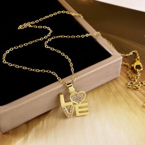 Xl1899love necklace gold
