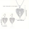 Wholesale Silver Angel Wings Heart Wings Necklace