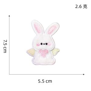 Self-adhesive plush rabbit 8#