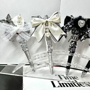 Wholesale Heavy Industry Dark Style Bow Moon Bead Pen DIY Accessories Beads