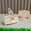 Wholesale Baby crib mini bedroom furniture miniature Doll Accessories