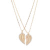 Wholesale Alloy Heart Layered Clavicle Necklace