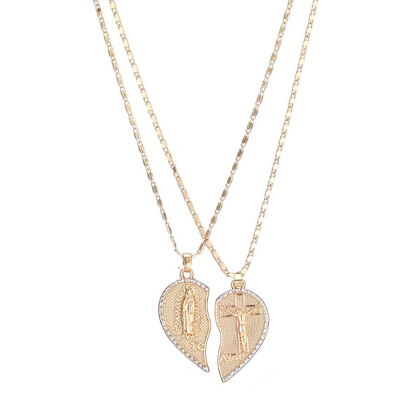 Wholesale Alloy Heart Layered Clavicle Necklace