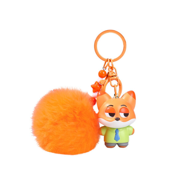 Wholesale Doll Fur Ball Keychain Couple School Bag Pendant OLY Exclusive