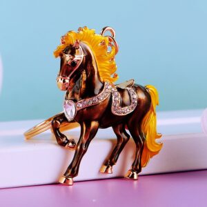 Lucky gemstone steed - black / Single OPP bag packaging