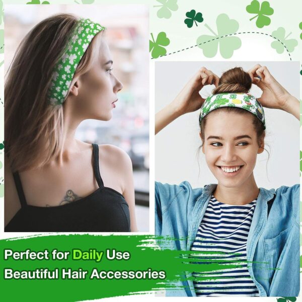 O1CN01Jncw6o1aYggIdyZGJ_2360483342-0-cib Wholesale St. Patrick's print cross clover elastic headband
