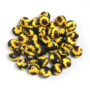 Sunflower / Diameter 15mm, aperture 2.4mm, 5 pieces/pack