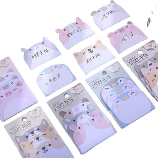 Wholesale Super Sticky Cartoon Post-It Notes Cute Set