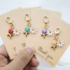 O1CN01JsEXZF1IC66BoIqJp_2219385860856-0-cib Wholesale Colorful Tulip Sunflower Alloy Keychain