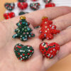 Wholesale Full Diamond Love Christmas Clay Beads