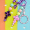 Wholesale Random 100pcs Cross Pvc Beads Cartoon Focal Beads