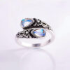 O1CN01JseZm81KrtRVQGb8P_2208340291218-0-cib Wholesale Embossed bow Bosnian style ring