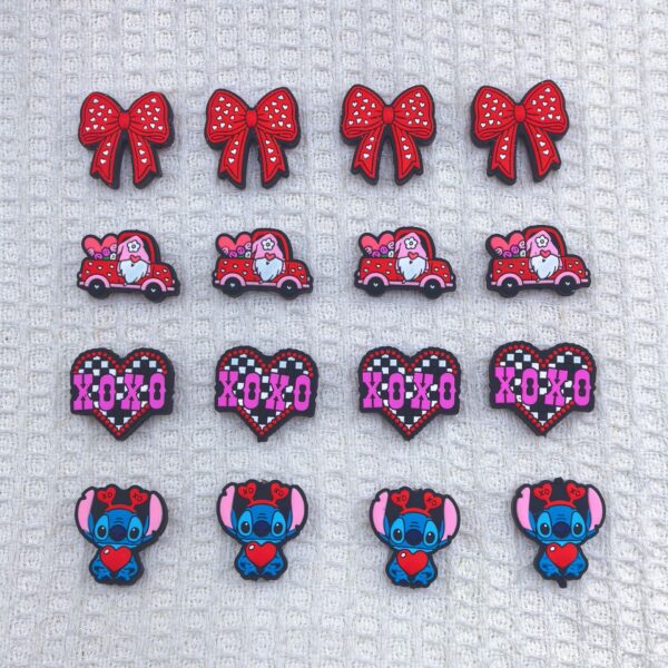 O1CN01JtKVws1pLbgaAlVBy_2217666445344-0-cib Wholesale Random 100pcs Valentine's Day Color Cartoon Focal Beads