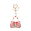 Wholesale Cute Rhinestone-Studded Bow Children's Handbag Keychain
