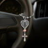 O1CN01JujAZQ1nDFCIxJ3aw_2217270355055-0-cib Wholesale Diamond-studded heart chain angel wing cross keychain