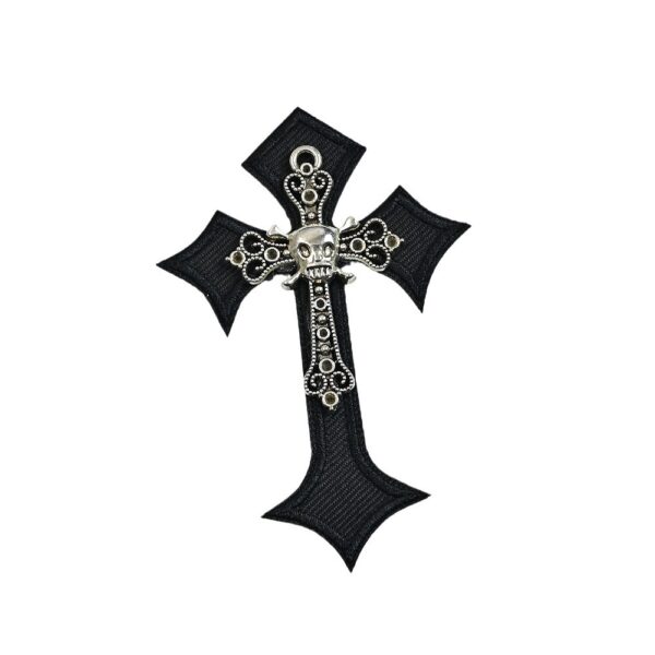 Wholesale Y2K Hairpin Skull Alloy Cross Hairpin Sweet Cool Side Clip Lolita Accessories