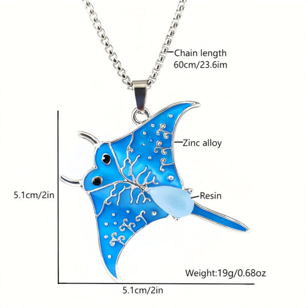 Wholesale Ocean Style Luminous Devil Fish Necklace