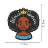 Wholesale Cartoon Black Girl Embroidered Patch