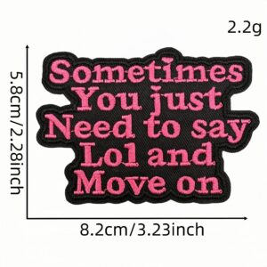 Cartoon english cloth stickers 8 #