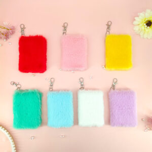 Wholesale Mini A7 Cute Candy-Colored Plush Small Notebook