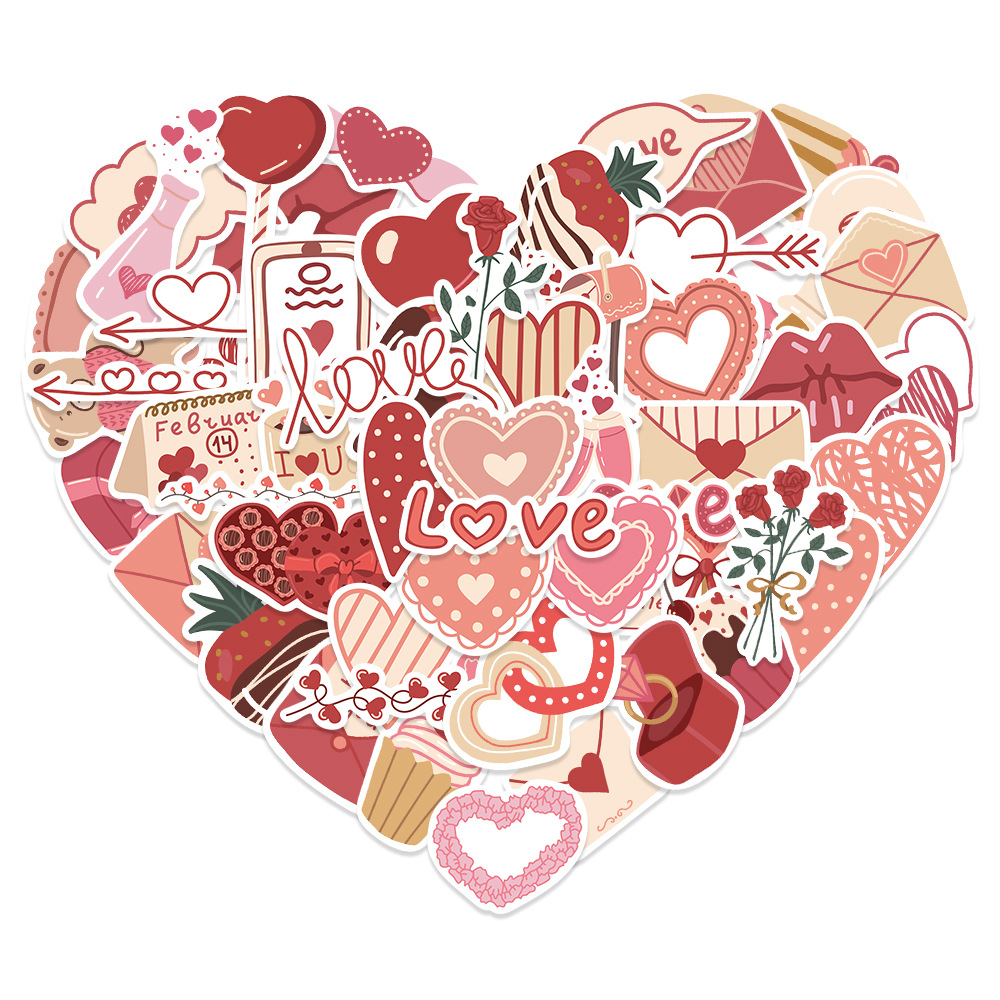 Wholesale Cartoon Valentine's Day Love Stickers