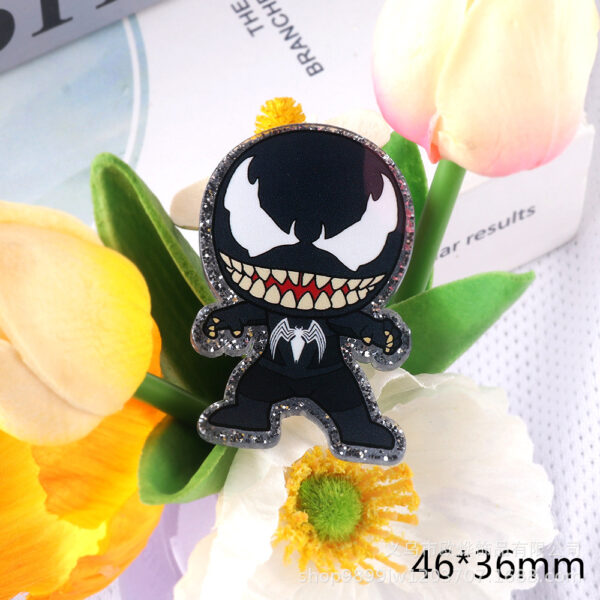 Wholesale Cute Cartoon Character Acrylic Pins DIY Patch Flatback