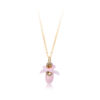 Wholesale Pink Cute Pendant Niche Ballet Shoes Necklace