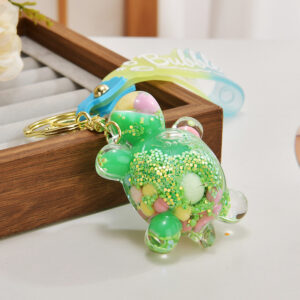 Jelly bean green / Gradient rope + turtle