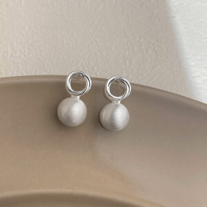 Brushed ball-silver needle