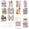 Wholesale Labubu Cartoon Uv Dtf Transfer Crystal Transparent Sticker 10cm Waterproof and Scratch-Resistant Decorative Water Cup Wholesale Cross-Border